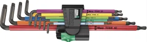 Wera 967/9 TX Ball end XL Multicolour 1 L-key set
