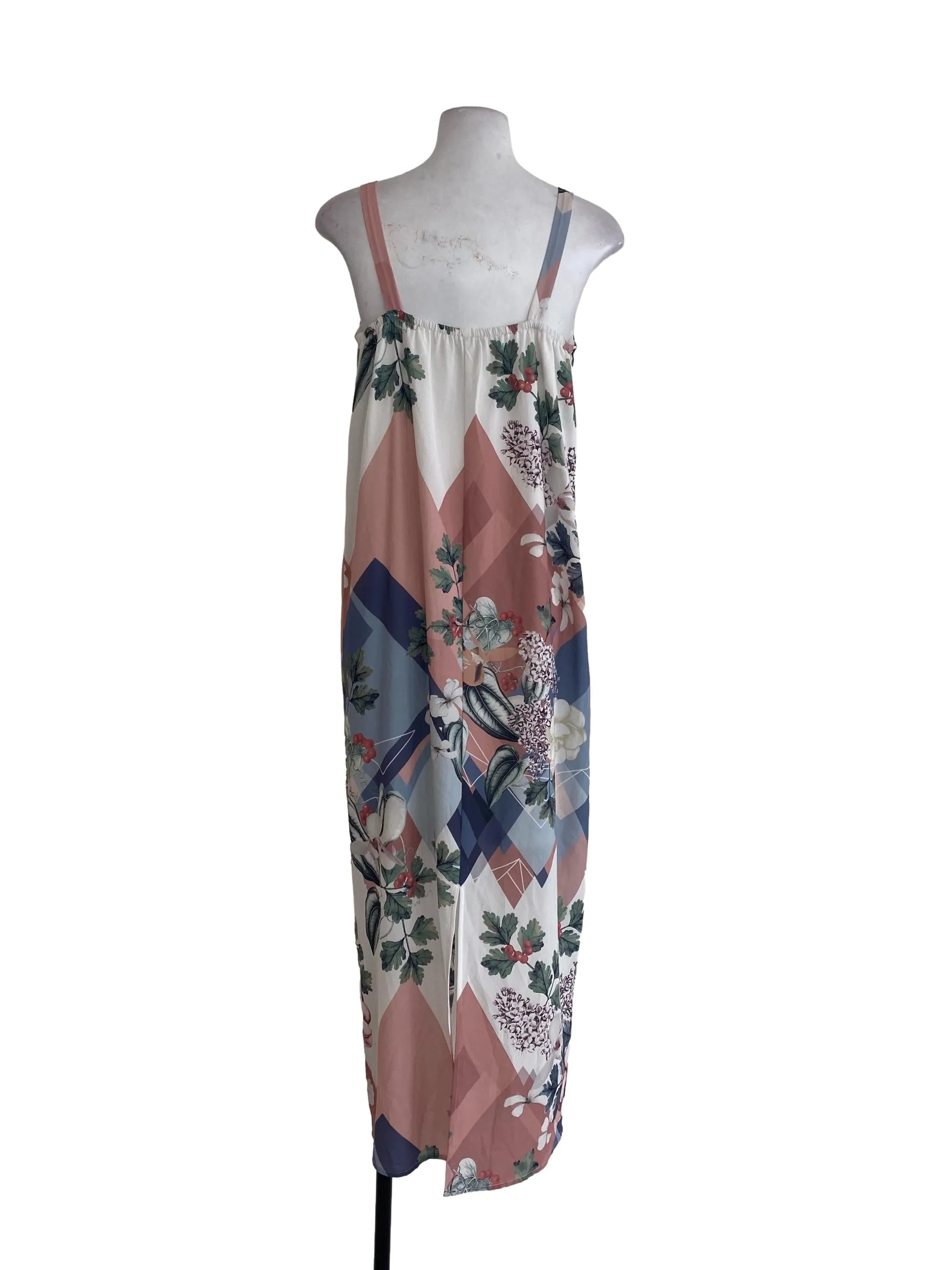 White Floral Slip Dress