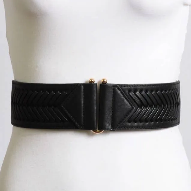 Willa Western Fishtail Braid Cinch Belt