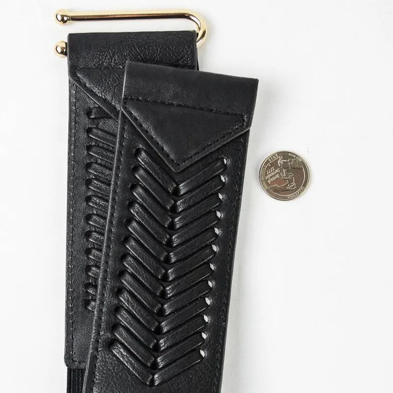 Willa Western Fishtail Braid Cinch Belt