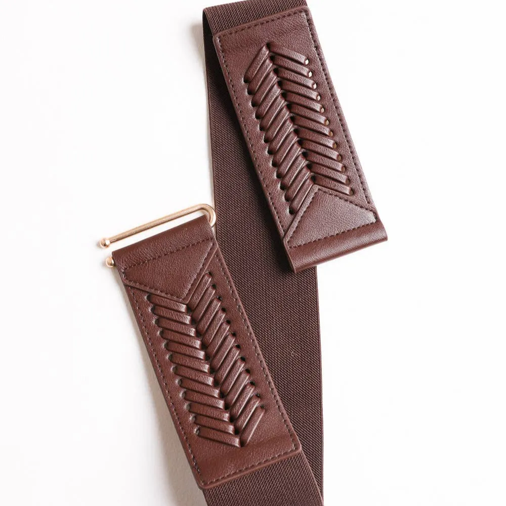 Willa Western Fishtail Braid Cinch Belt
