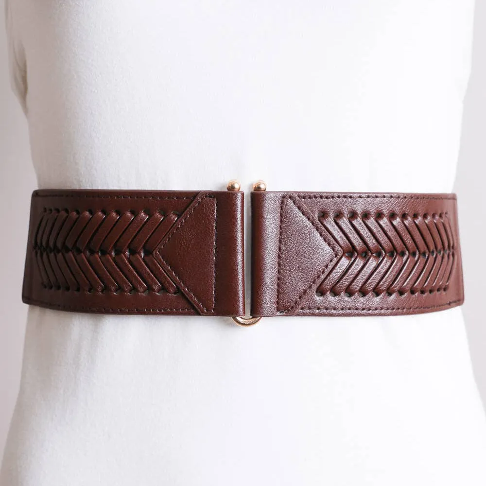 Willa Western Fishtail Braid Cinch Belt