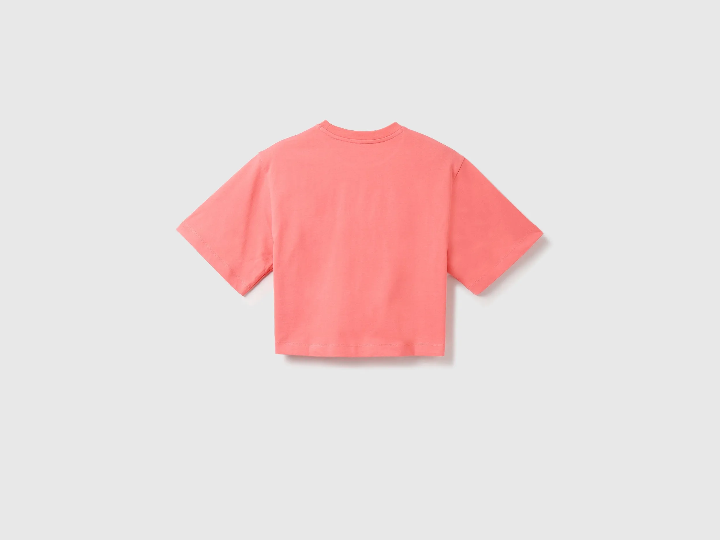 Women Embossed Round Neck T-shirt