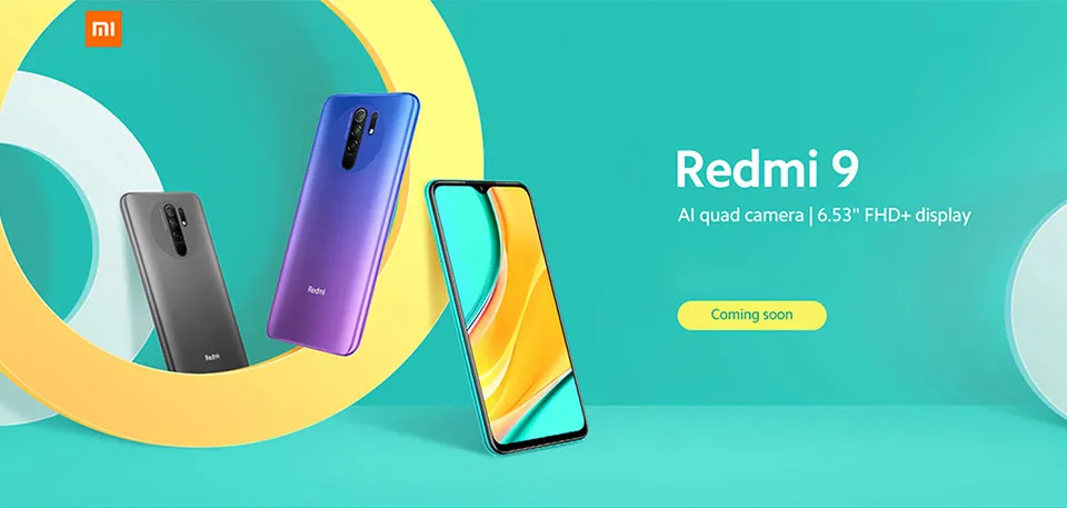 Xiaomi Redmi 9 global rom Smartphone  6.53"" Display 5020mAh Battery Redmi9 Mobile Phone green_4 128G