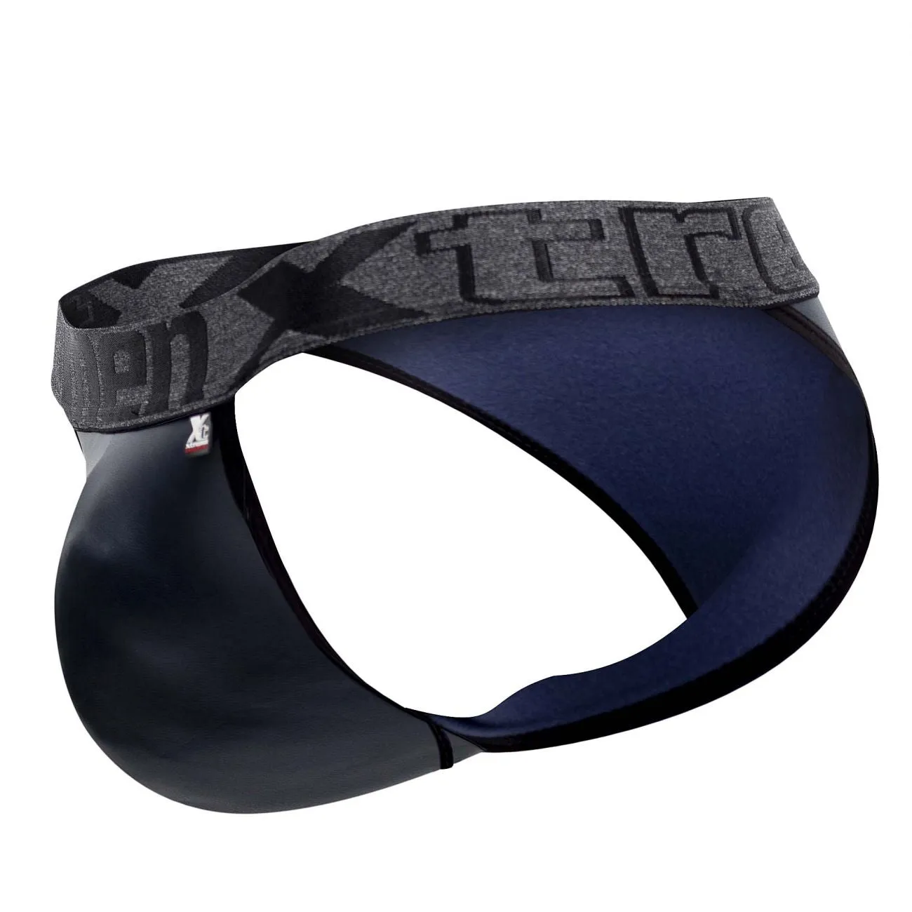 Xtremen 91109 Faux Leather Bikini Navy