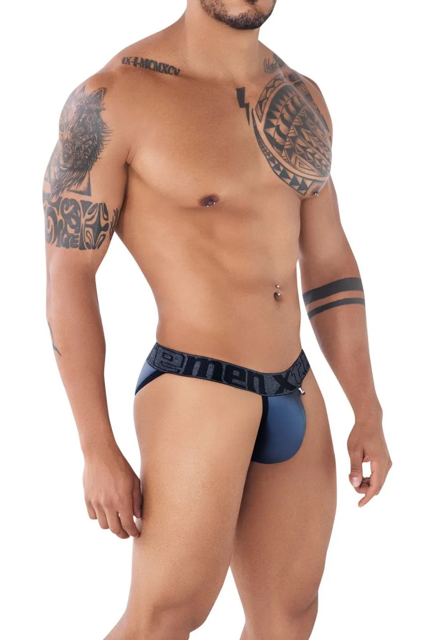 Xtremen 91109 Faux Leather Bikini Navy