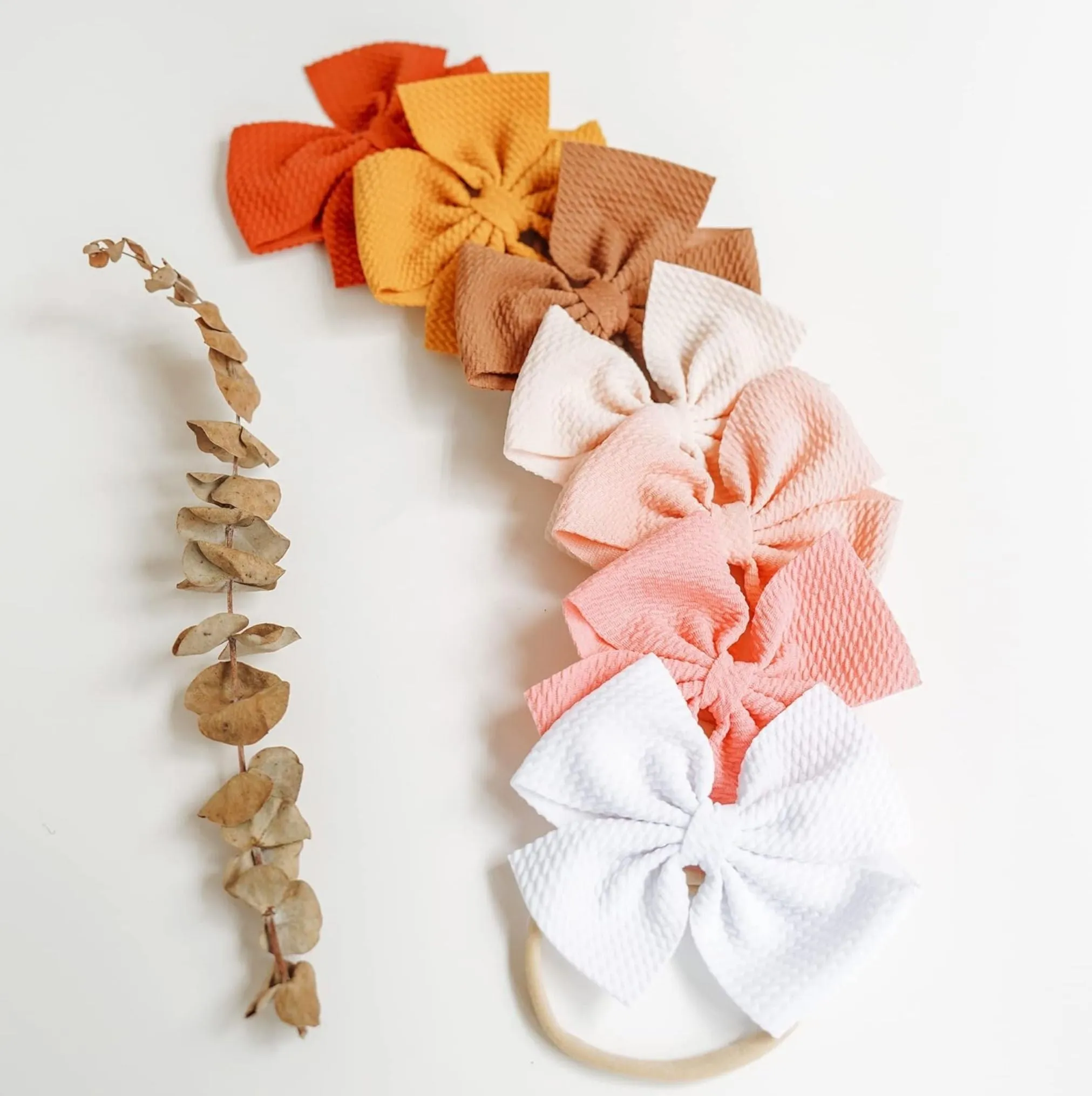 Yellow Pinwheel Headband