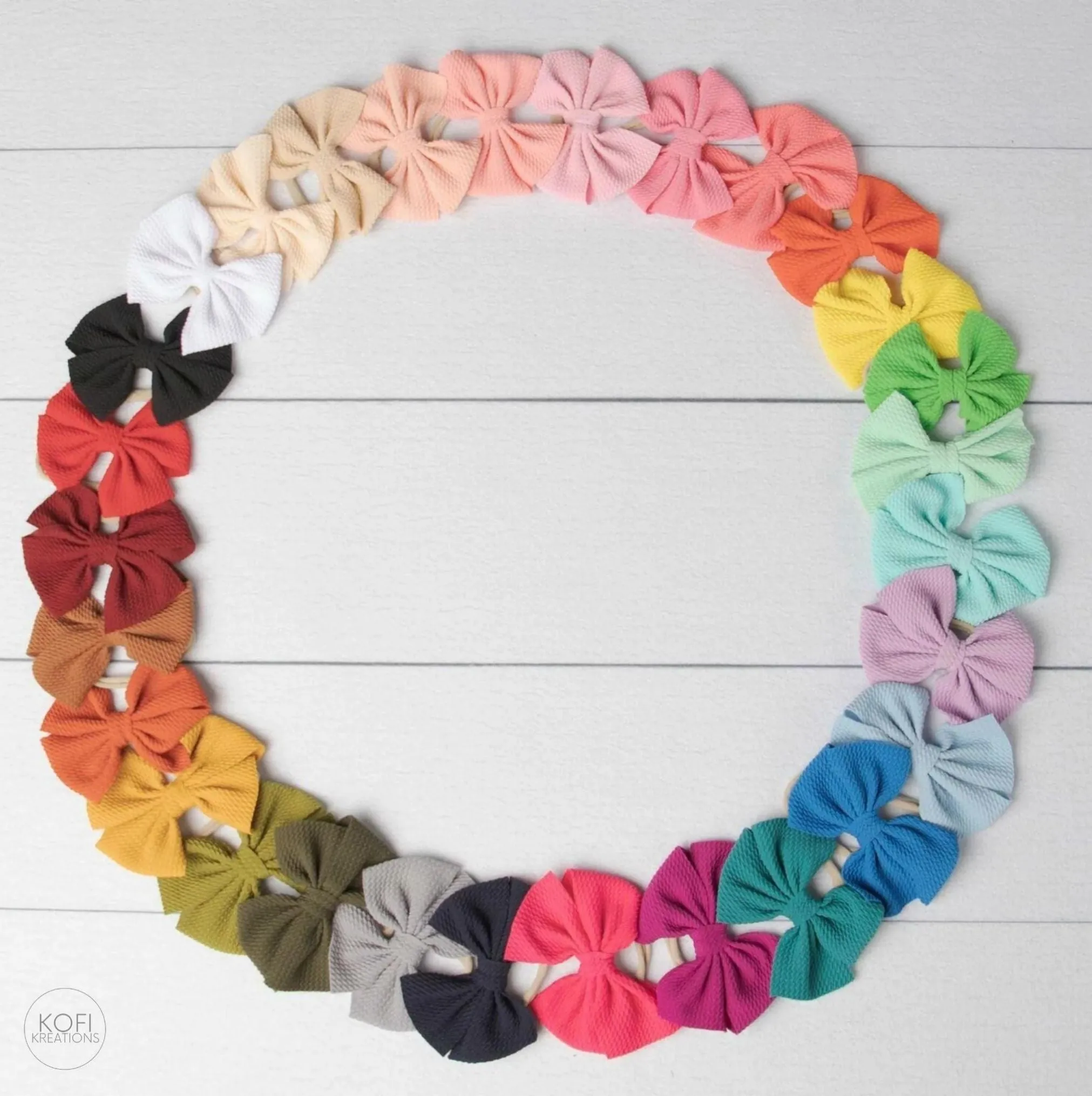 Yellow Pinwheel Headband